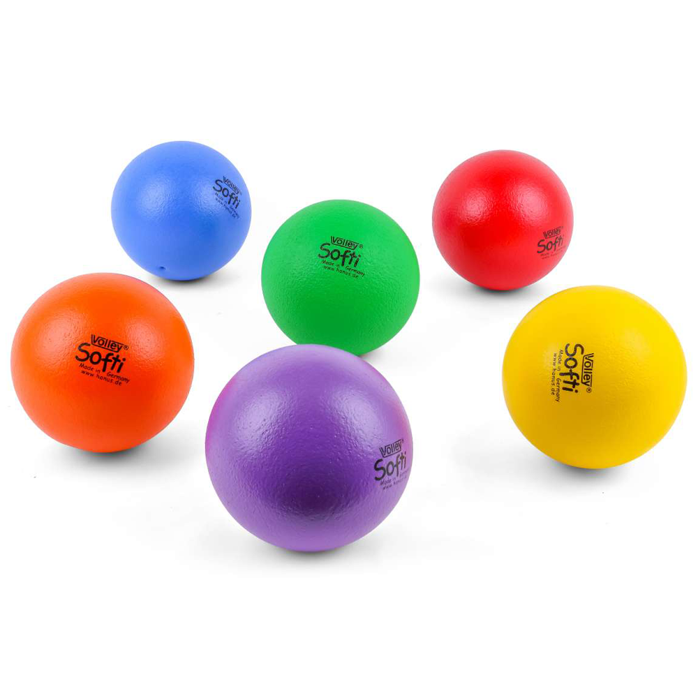 Ballon en mousse haute densité Volley® Softi, 16 cm (6")