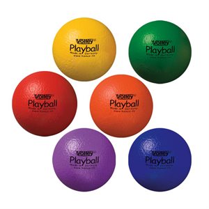 6 ballons en mousse haute densité Volley® PlayBall, 16 cm (6")