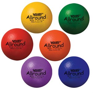 6 ballons en mousse haute densité Volley® AllRound, 18 cm (7")