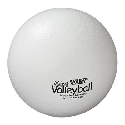 Ballon de mini-volleyball en mousse Volley®, 8", blanc Ballon de mini-volleyball en mousse Volley®, 8", blanc