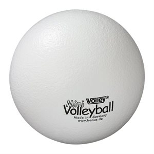 Ballon de mini-volleyball en mousse Volley®, 8", blanc