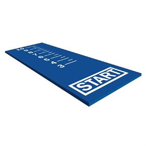 Matelas de mesure pour saut en longueur, 27" x 144"