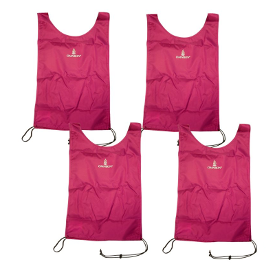 4 dossards OMNIKIN en nylon, mauve