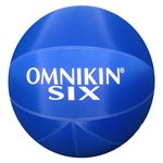 Ballon OMNIKIN® «Six» bleu, 46 cm (18")