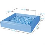 Piscine à balles, 1000 balles incluses