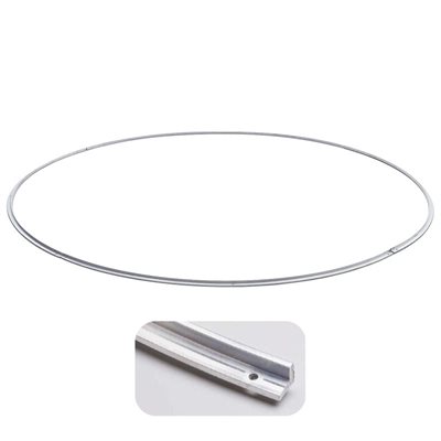 Cercle d'aluminium en 4 sections pour le lancer du disque Cercle d'aluminium en 4 sections pour le lancer du disque