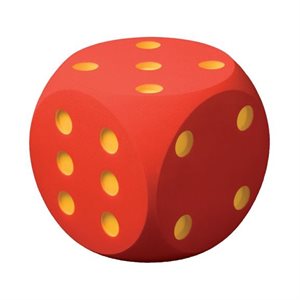 Dé en mousse géant, 50 cm (20")