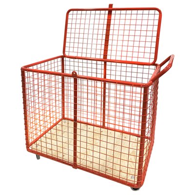 Cage à ballons en acier avec couvercle, 26"x 42"x 34" Cage à ballons en acier avec couvercle, 26"x 42"x 34"