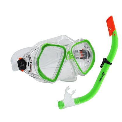 Masque de plongée Scaup CORA avec tuba, enfant Masque de plongée Scaup CORA avec tuba, enfant