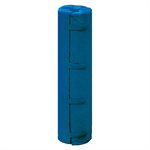 Protection matelassée pour poteau de football, bleue