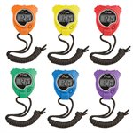 6 chronomètres, 6 couleurs