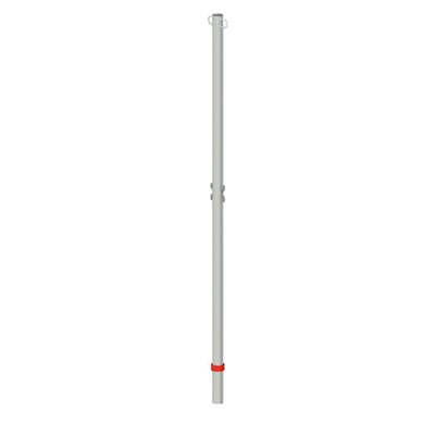 Poteau de badminton double en acier recouvert de zinc, 1-7 / 8"