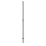 Poteau de badminton double en acier recouvert de zinc, 1-7 / 8"