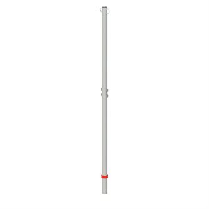 Poteau de badminton double en acier recouvert de zinc, 1-7 / 8"