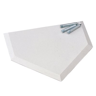 Marbre de baseball E-Z-Slide en caoutchouc Marbre de baseball E-Z-Slide en caoutchouc