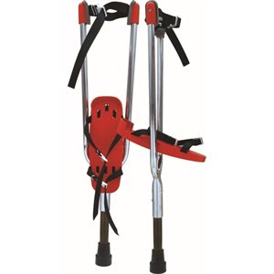 Paire d'échasses Actoy, capacité de 80 kg, rouges