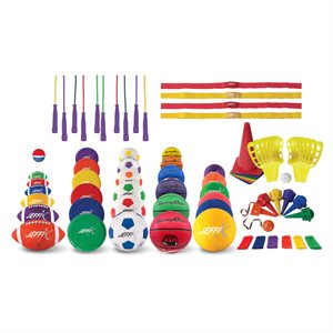 Ens. de 100 items de jeu pour service de garde