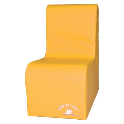 Sofa en mousse 1 place pour enfants, jaune Sofa en mousse 1 place pour enfants, jaune