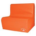 Foam Chair for 2 Children, Orange