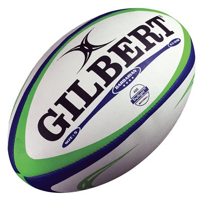 Ballon de rugby en caoutchouc Gilbert Barbarian, #5