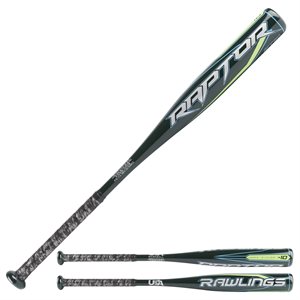 Bâton de baseball Rawlings Raptor en alliage