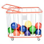 Cage à ballons verrouillable en aluminium