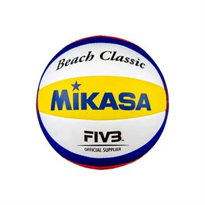 Mini réplique du ballon de volleyball Mikasa Beach Classic, 6"