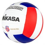 Ballon de volleyball Mikasa Sand Champ, édition bleu / blanc / rouge