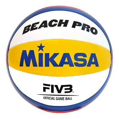 Ballon de volleyball de plage officiel FIVB 2024 en cuir synthétique Mikasa Beach Pro