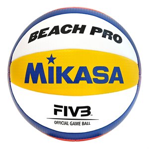Ballon de volleyball de plage officiel FIVB 2024 en cuir synthétique Mikasa Beach Pro