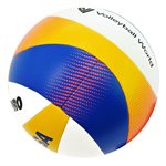 Ballon de volleyball de plage officiel FIVB 2024 en cuir synthétique Mikasa Beach Pro