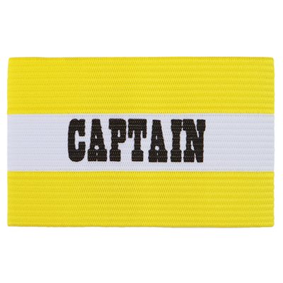 Brassard de capitaine pour adulte, jaune Brassard de capitaine pour adulte, jaune