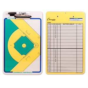 Tableau de jeu, baseball ou balle-molle 25-½ x 40 cm (10 x 16")