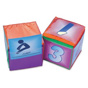 Dé à pochettes en mousse, 12-½"