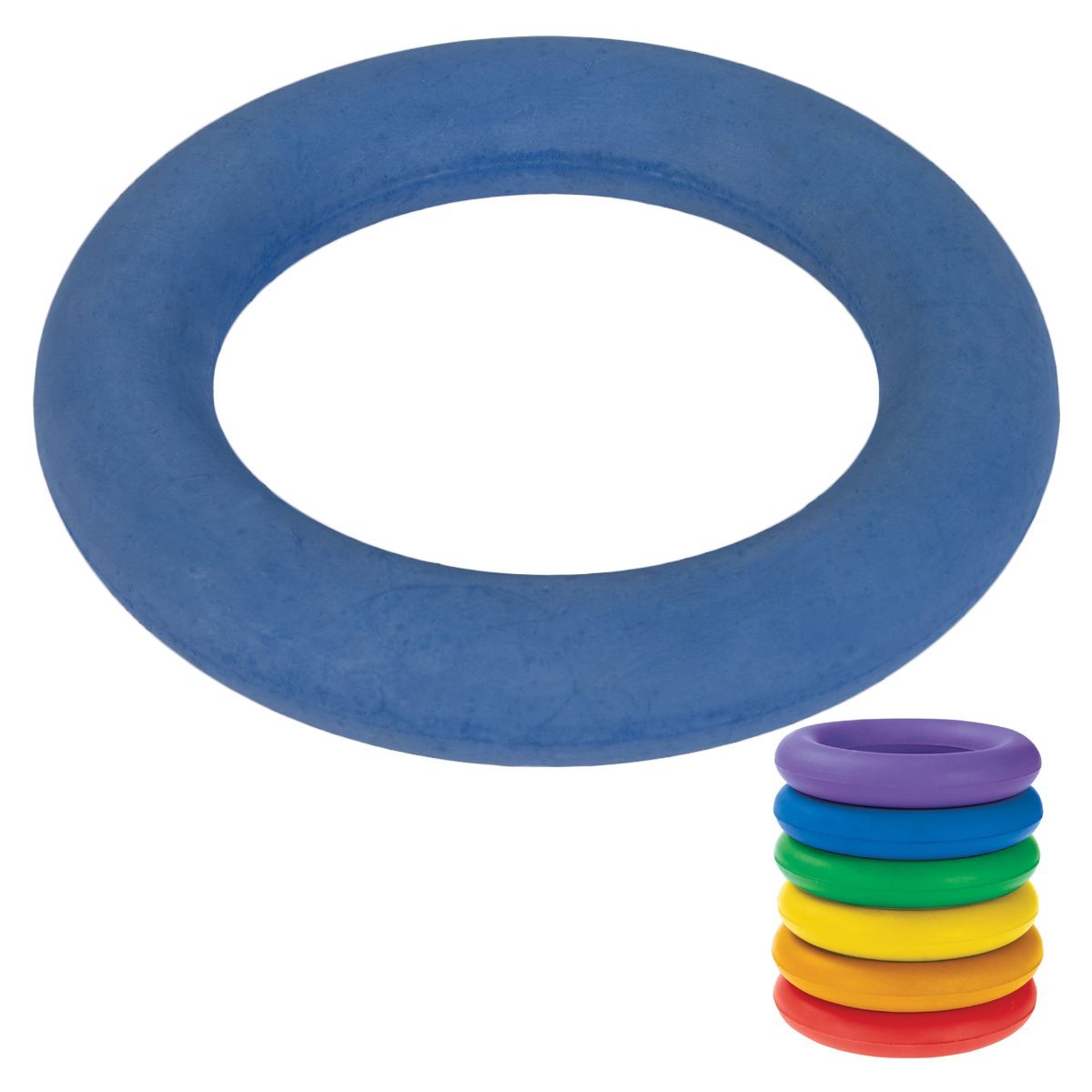 Anneau plein en caoutchouc-mousse, 16,5 cm (6-½")
