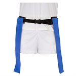 Ceinture de flag-football a double fanions rouges