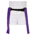Ceinture de flag-football a double fanions rouges