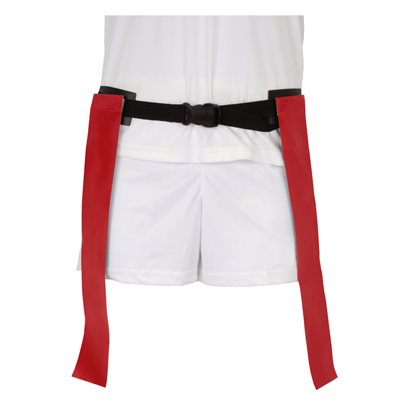Ceinture de flag-football a double fanions rouges Ceinture de flag-football a double fanions rouges