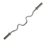 Barre olympique E-Z Curl rapprochée