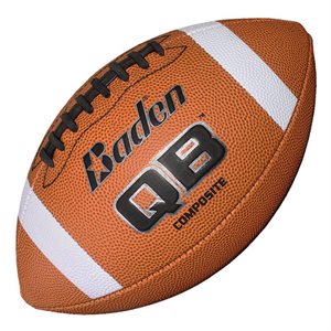 Ballon de football récréatif Baden QB en cuir composite, junior #6