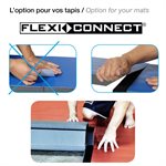 Piste d'élan enroulable Dollamur Flexiroll en mousse, 42' x 6'