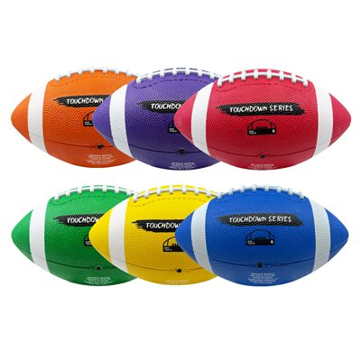 6 ballons de football en caoutchouc, #6