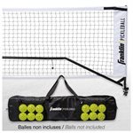 Ens. de filet de pickleball en acier avec roues Franklin, 22'