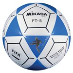 Synthetic Leather Soccer Ball, #5, Blue / White