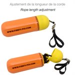 Poï en mousse Club FY avec sangles de doigts doubles