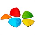 5 collines d'équilibre colorées