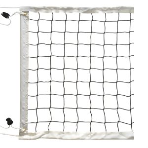 Filet de volleyball Pro-Am de 32', avec câble en Plateena