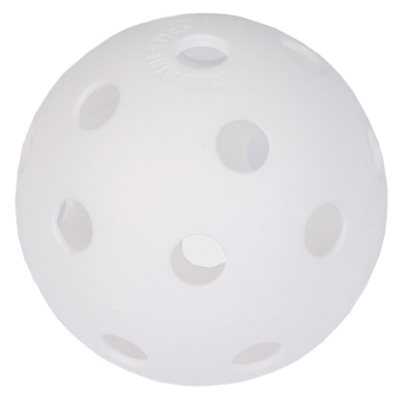 Balle de baseball d'entrainement perforée, 23 cm (9")