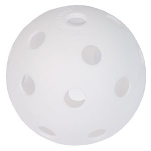 Balle de baseball d'entrainement perforée, 23 cm (9")