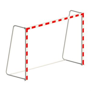 Paire de buts de handball pliants junior en acier peint, 5' x 7'